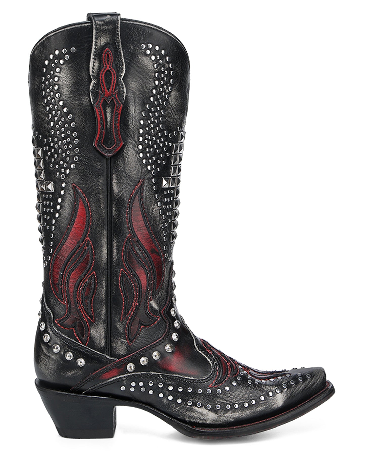 Women's Bull Skull Western Boots