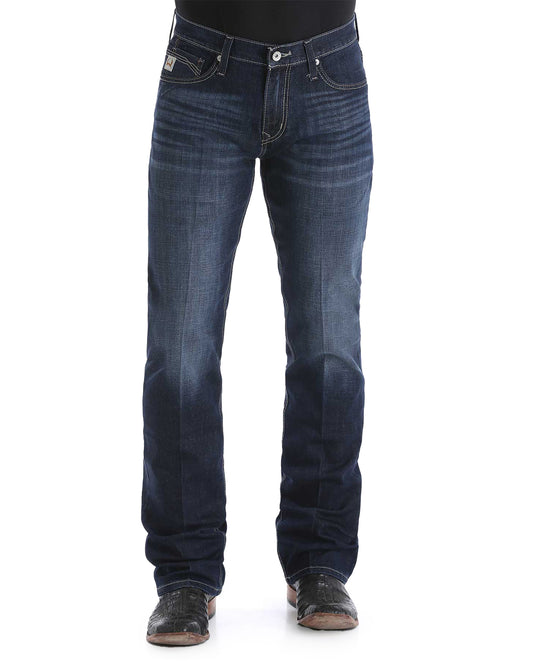 Men's Ian Mid Rise Slim Fit Boot Cut Denim Jeans - Mb65436001