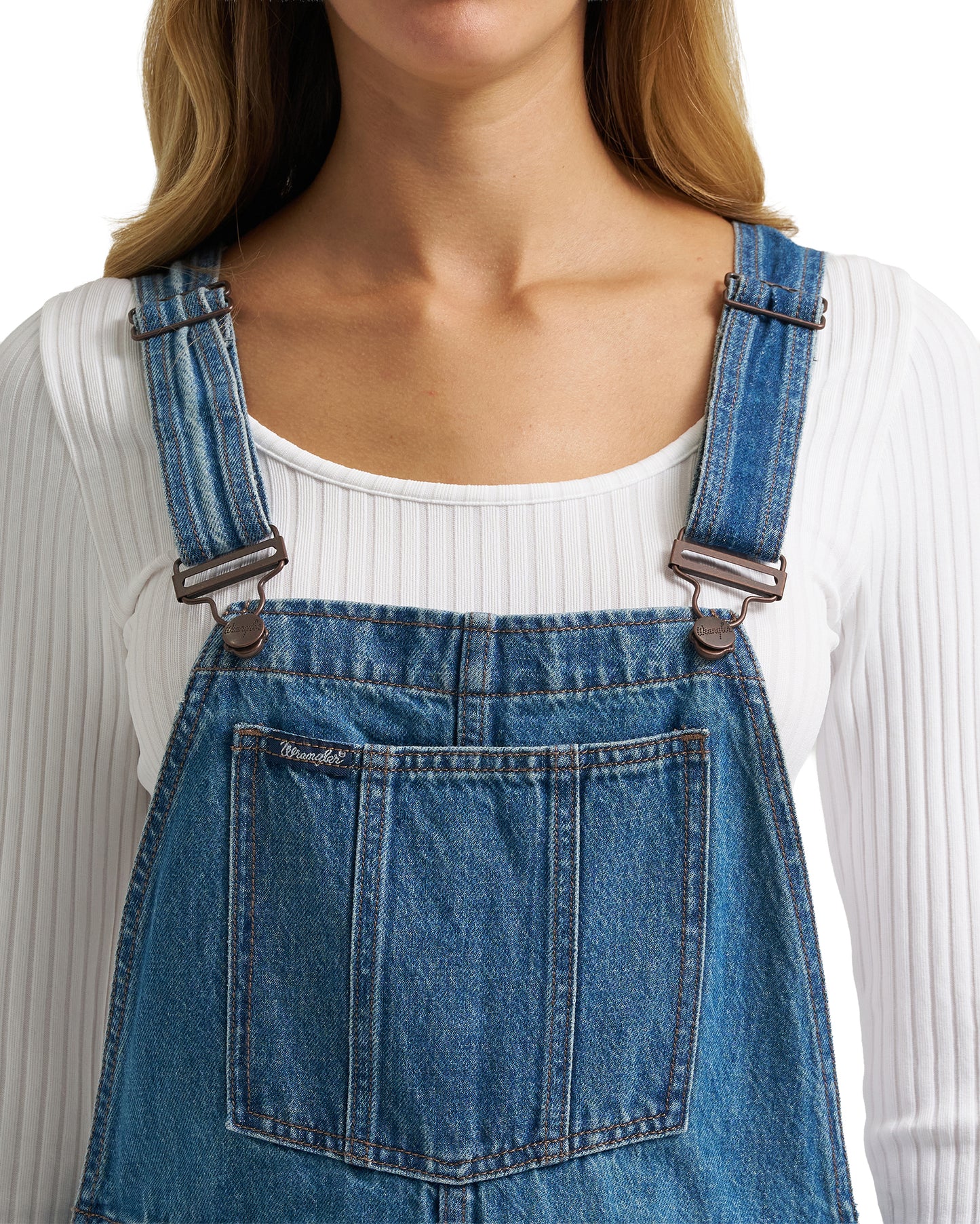 Women's Wrangler Retro Bailey Wide Leg High Rise Overalls - 112382268