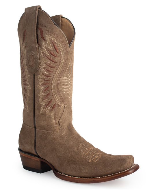 Women's Dubai Toe Boot Suede Leather Western Boots - 39N6607