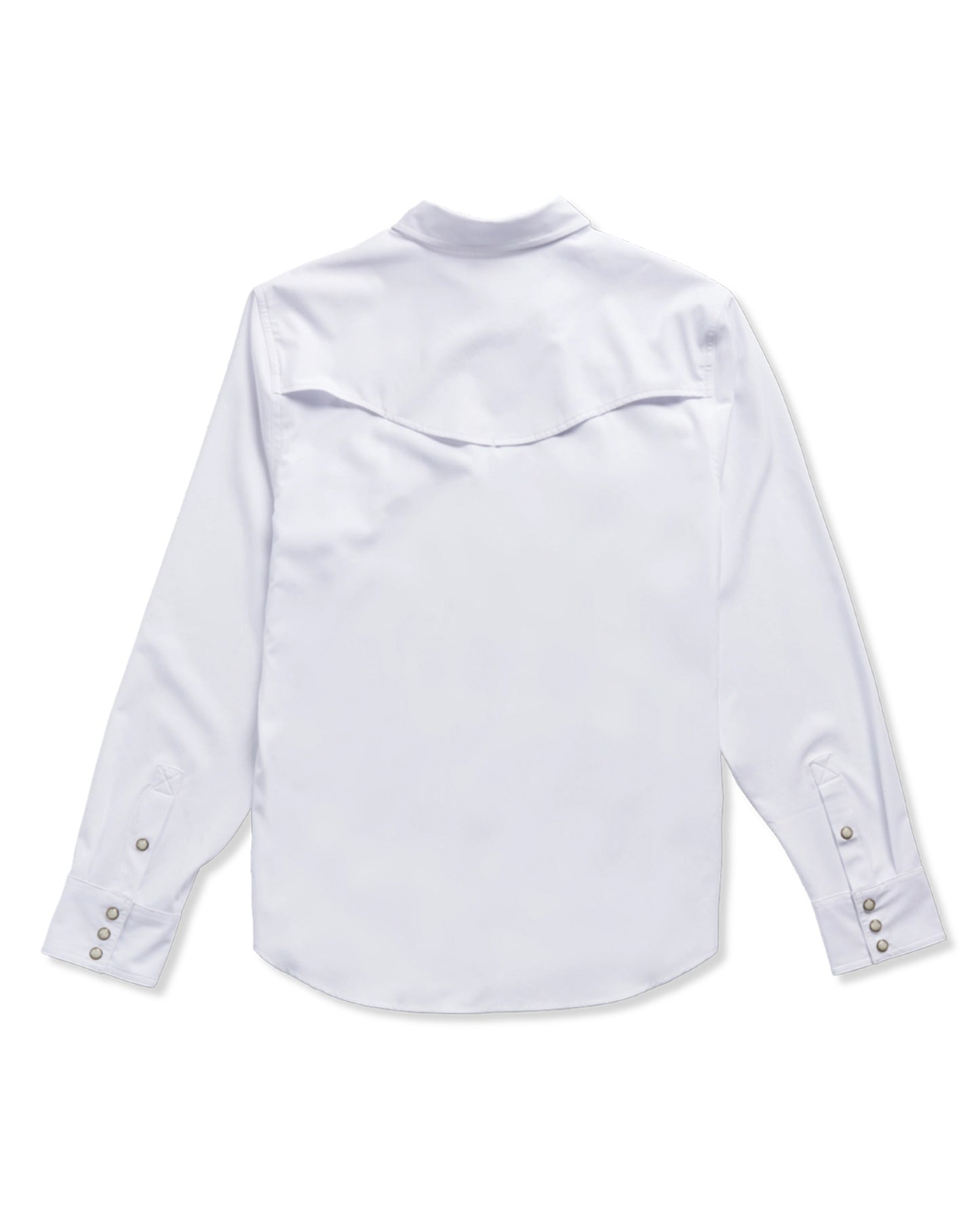 Men's Performance Western Pearl Snap Ls White - 40363-Wht