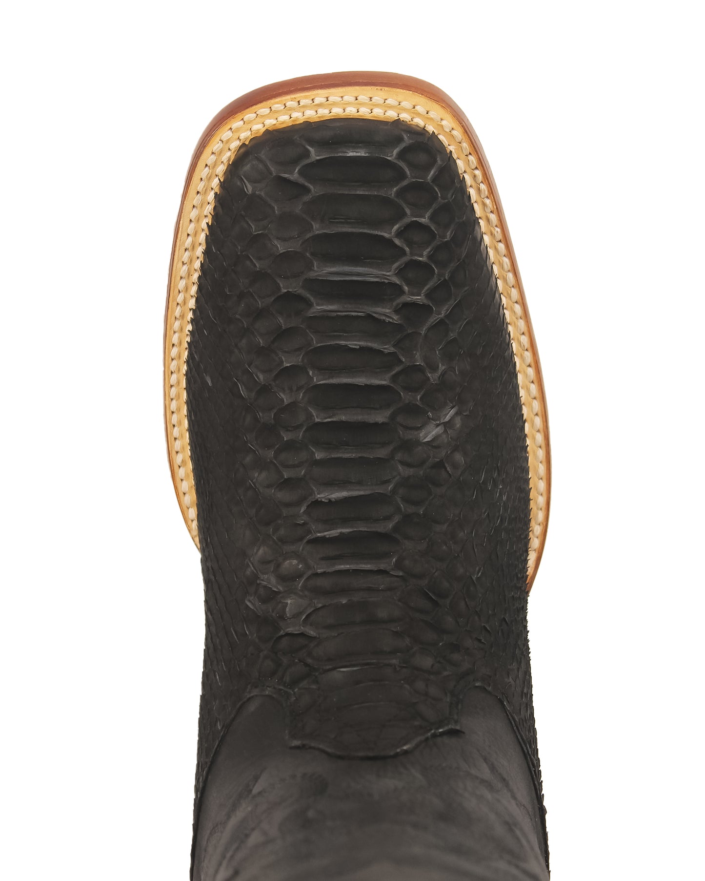 Men's Sueded Exotic Wide Square Toe Western Boots