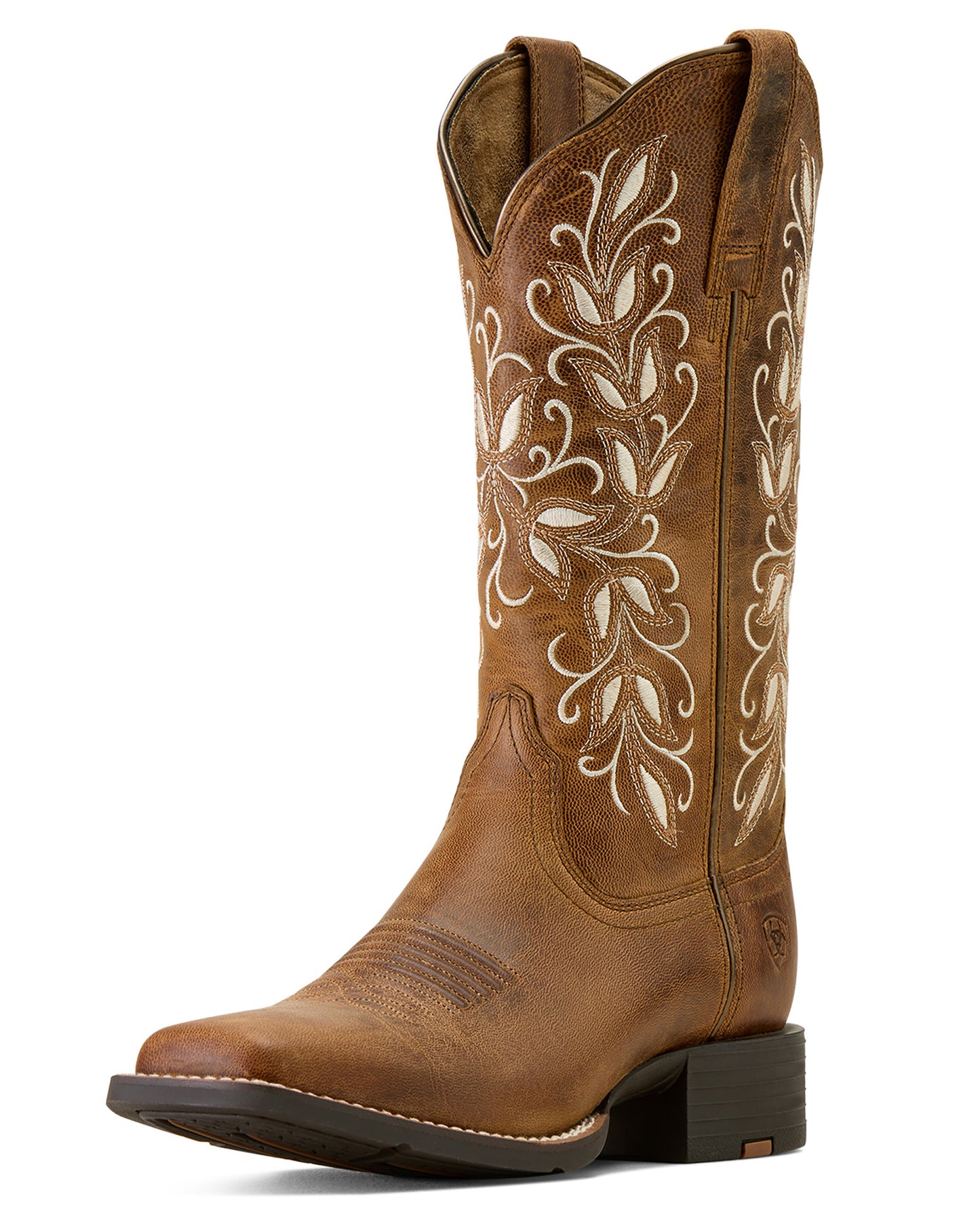 Women's Round Up Holly Wide Square Toe Western Boot - 10074320