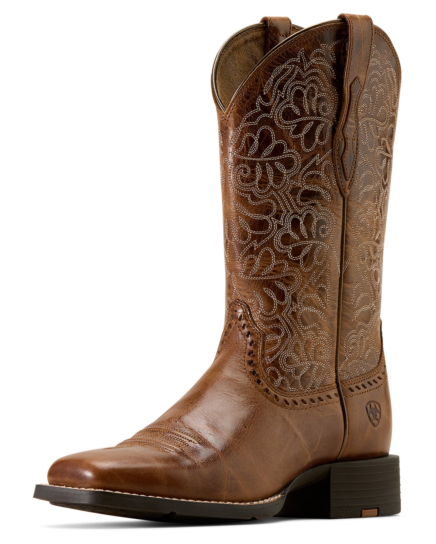 Women's Round Up Remuda Wide Square Toe Western Boot - 10074322