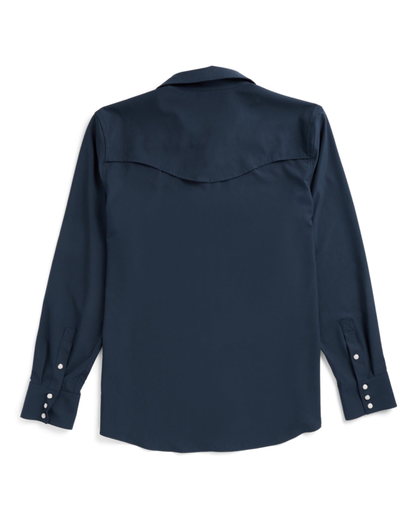 Men's Performance Western Pearl Snap Long Sleeve Shirt - 40363-Nav