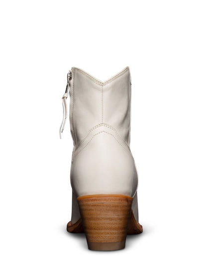 Tecovas Women's The Daisy in Bone Cowhide Western Booties