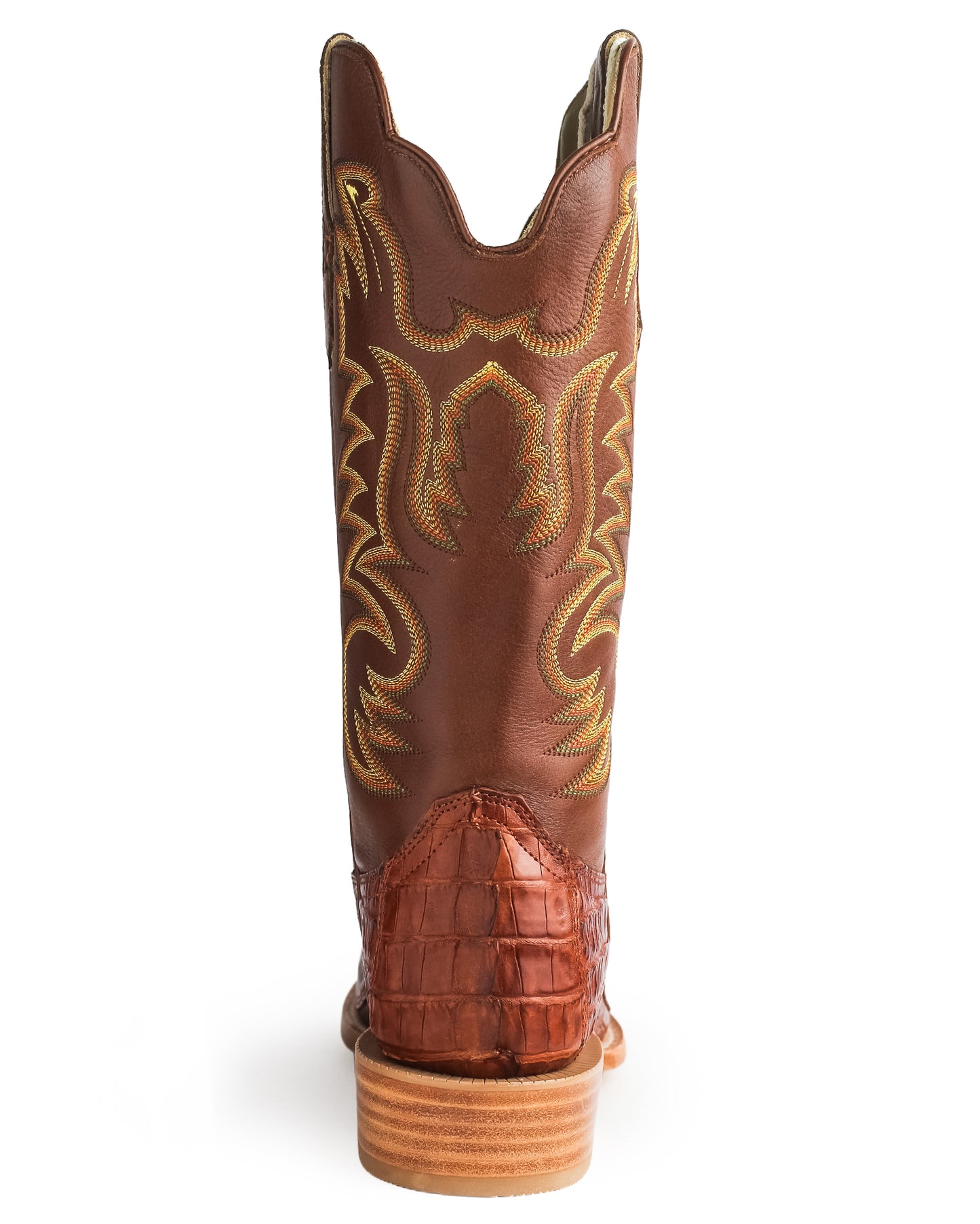 Men's Cognac & Brandy Vintage Exotic Western Boots - Rw3012-3