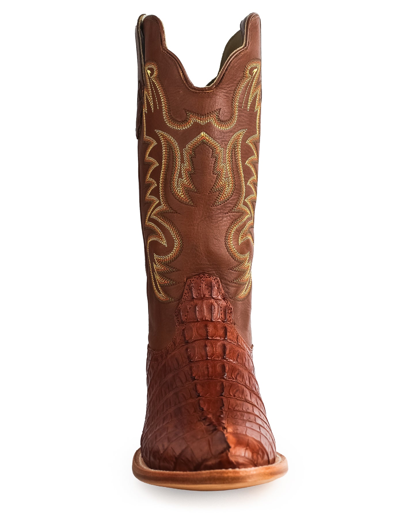 Men's Cognac & Brandy Vintage Exotic Western Boots - Rw3012-3