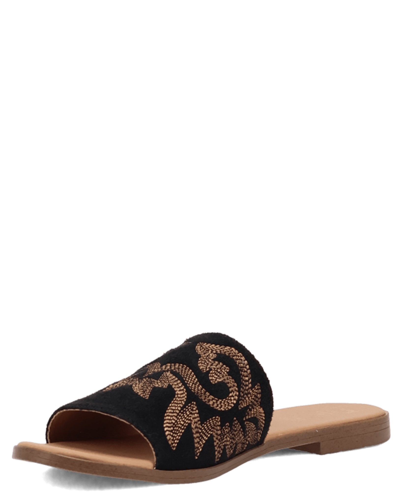 Dingo Women's Lasso Sandals in Black with  Toe at Skip's Western Outfitters | DI2235-Black