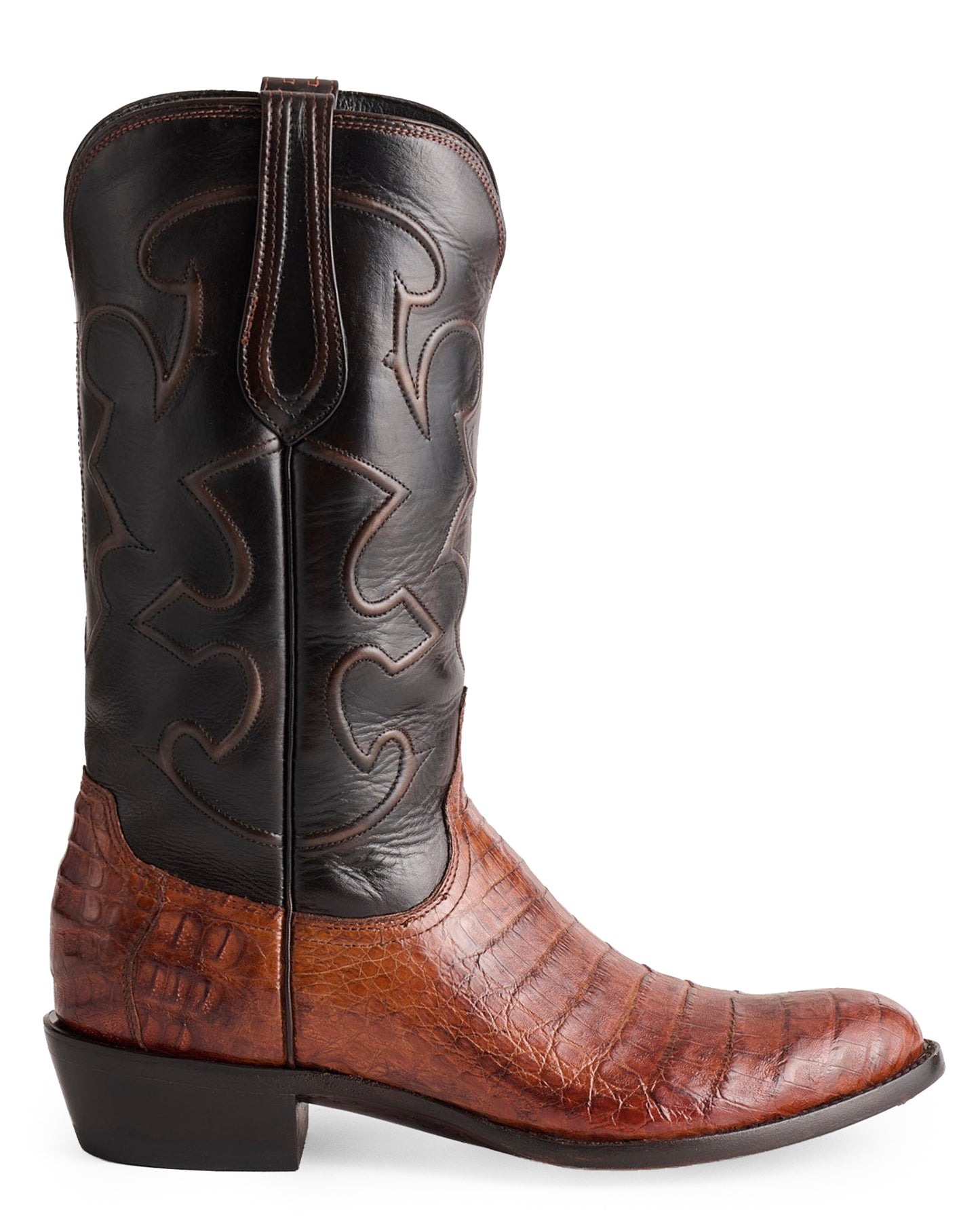 Men's Charles Caiman Crocodile Belly Boots