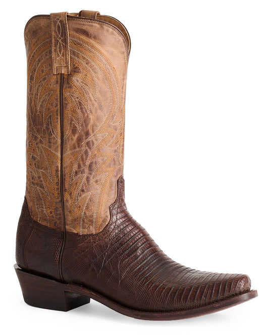 Men's Percy Lizard Boots by Lucchese from Skip’s Western Outfitters | LUC-M2904.74-080-D