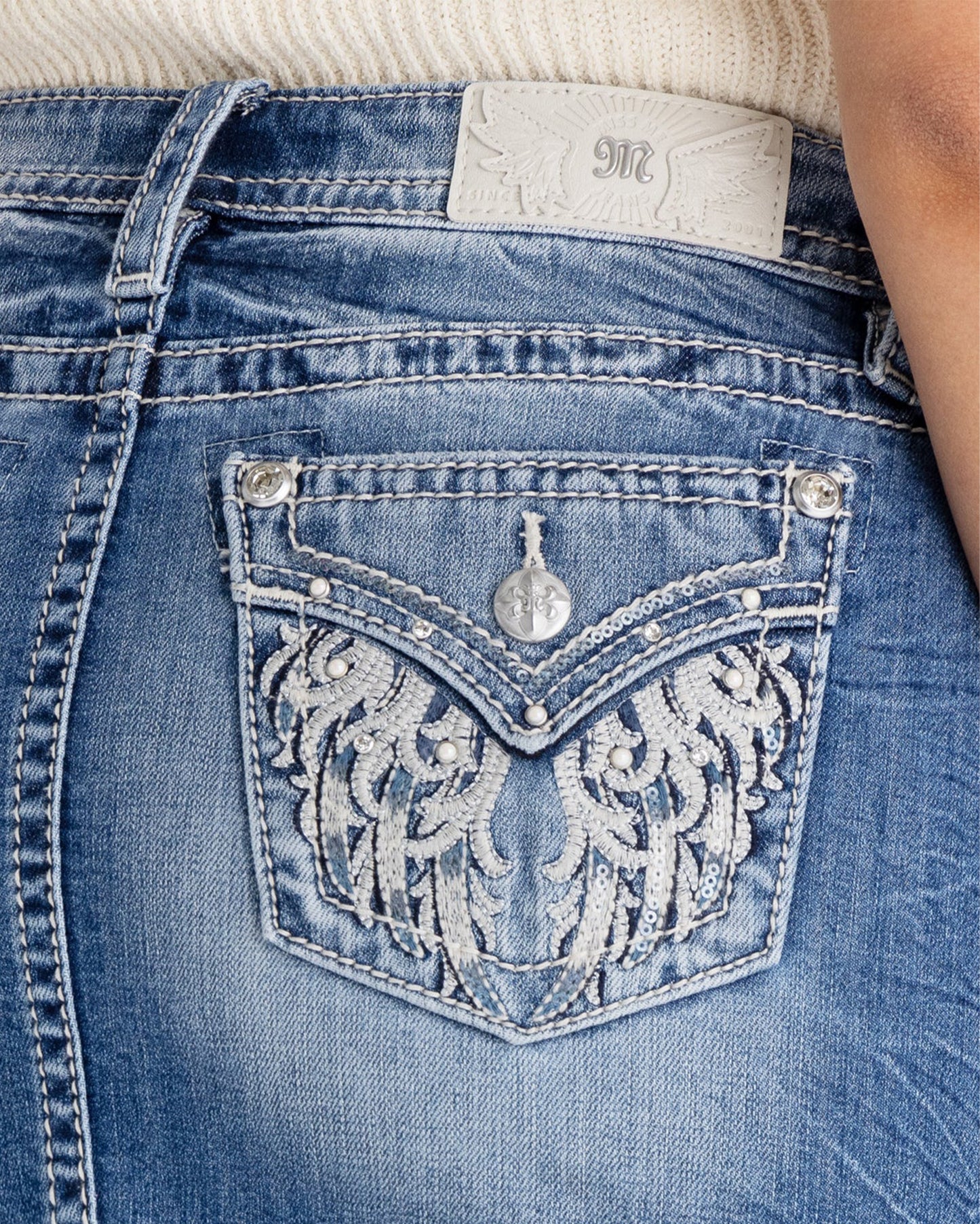 Women's Denim Mini Skirt - M5082N204