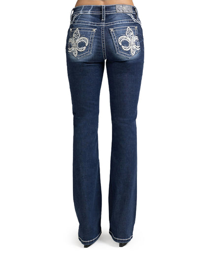 Women's Mid-Rise Bootcut Jeans - M9592Bv
