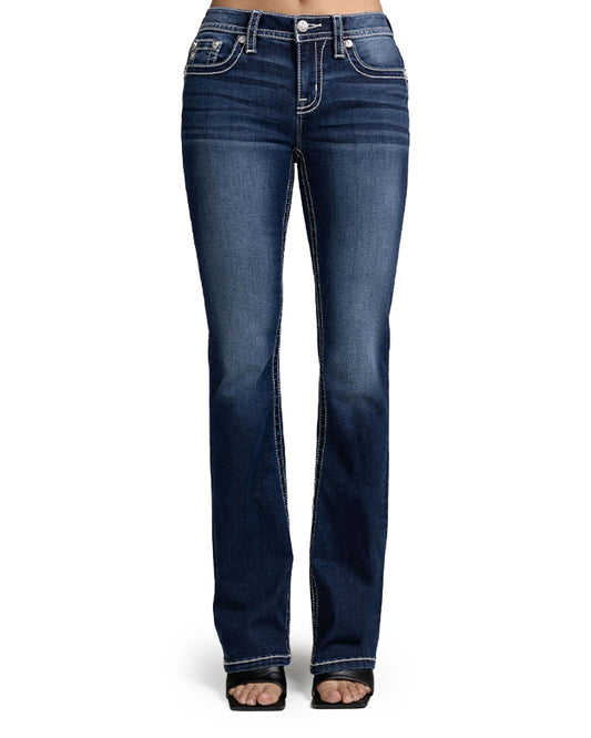 Women's Mid-Rise Bootcut Jeans - M9592Bv