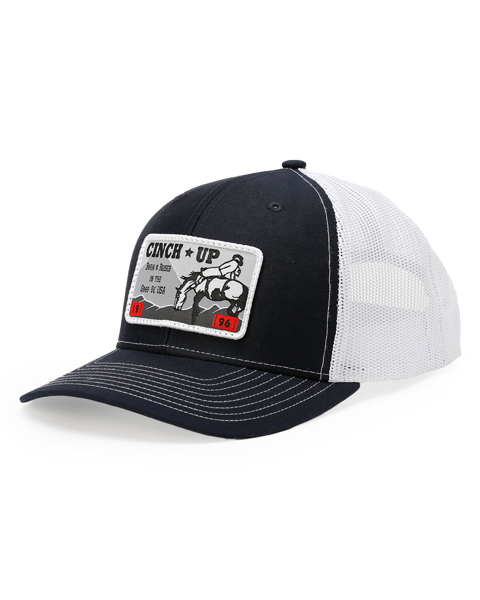 Cinch Up Richardson 112 Trucker Cap - Mcc0800010 by Cinch from Skip’s Western Outfitters | CIN-MCC0800010-OSFA-NAVY