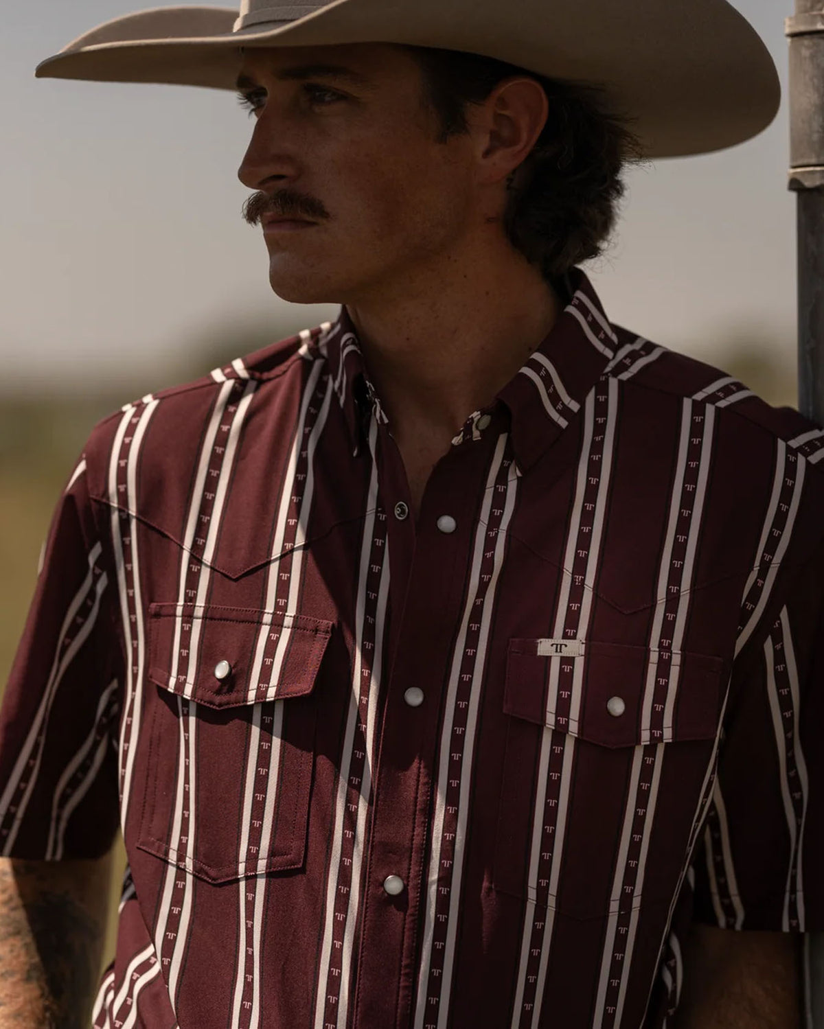 Men's The Tucker Short Sleeve Pearl Snap Performance Western Shirt - Fps1026187