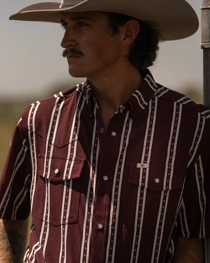 Men's The Tucker Short Sleeve Pearl Snap Performance Western Shirt - Fps1026187