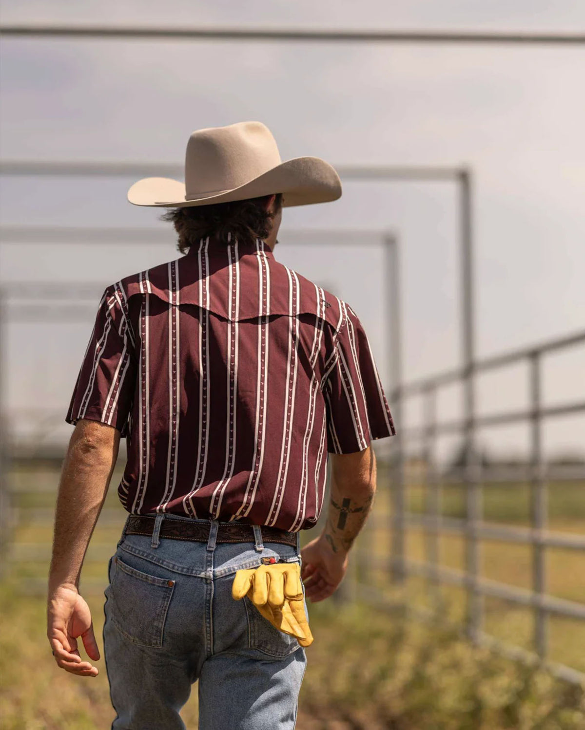 Men's The Tucker Short Sleeve Pearl Snap Performance Western Shirt - Fps1026187