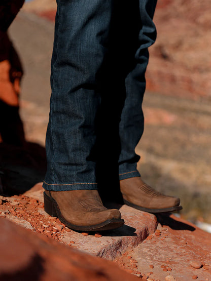 Corral A3479 Men's Handcrafted Medium Square Toe Cowboy Boots in Brown at Skip's Western Outfitters