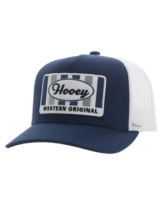 Sudan Trucker Hat by Hooey from Skip’s Western Outfitters | HOO-2411T-NVWH-OSFA-NAVY/WHITE