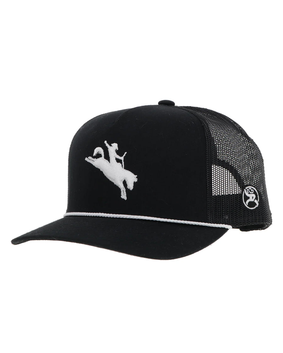 Whit Roughy Trucker Hat by Hooey from Skip’s Western Outfitters | HOO-4044T-BK-OSFA-BLACK