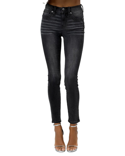 Women's Noir Jane Skinny Jeans by Miss Me from Skip’s Western Outfitters | MMJ-H3636S99-23-30