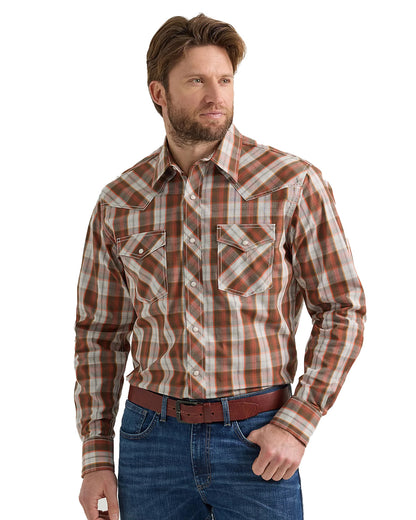 Men's 20X Classic Fit Competition Advanced Comfort Long Sleeve Shirt by Wrangler from Skip’s Western Outfitters | WRA-112352256-S-REG