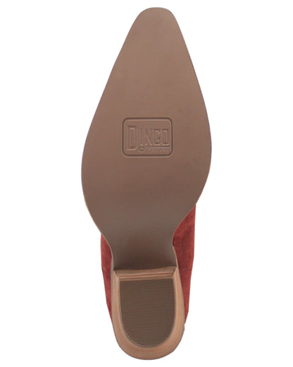 Dingo Women's Wild Child Western Boots in BURGUNDY with Snip Toe at Skip's Western Outfitters | DI276-Burgundy