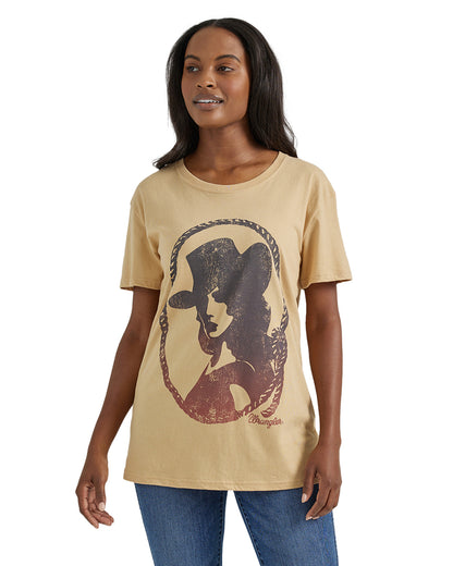 Women's Graphic Short Sleeve Boyfriend Fit T-Shirt by Wrangler from Skip’s Western Outfitters | WRA-112354446-XS-REG