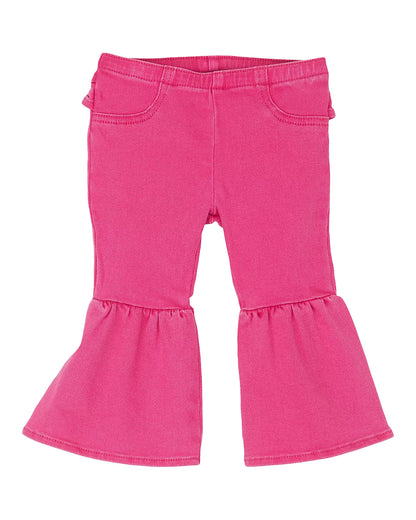 Baby Girls' Vibrant Ruffle Leg Flare Jeans by Wrangler from Skip’s Western Outfitters | WRA-112356591-0/3-REG