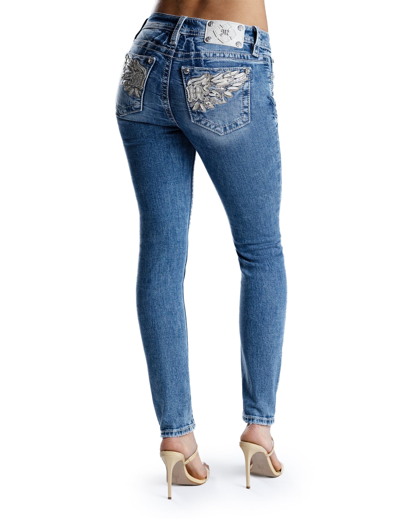 Women's Mid-Rise Skinny Jeans - M9607S