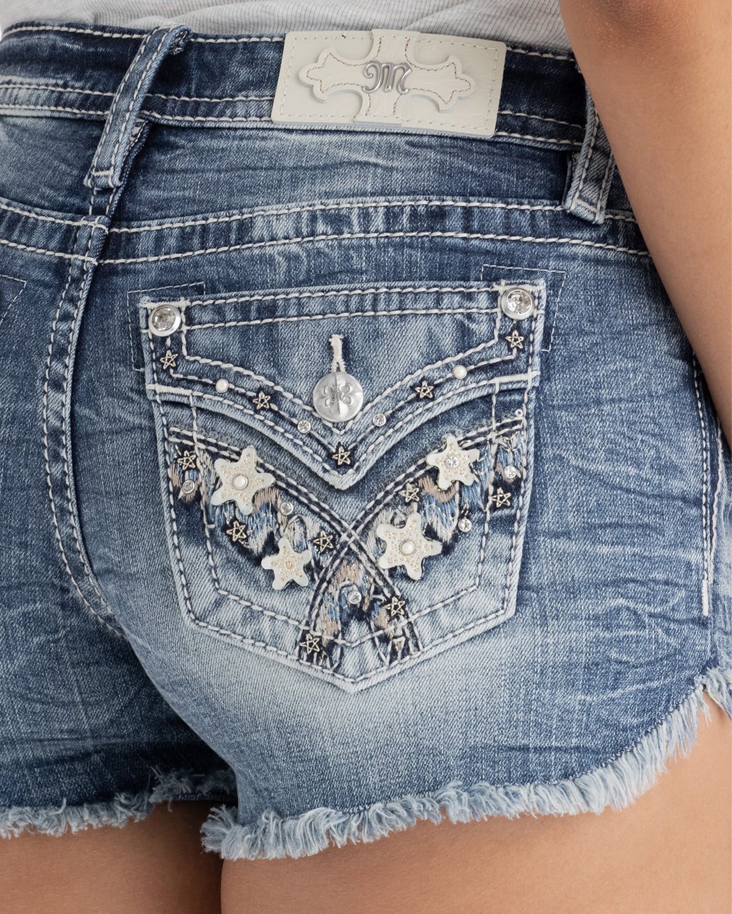 Women's Stars Align Denim Shorts