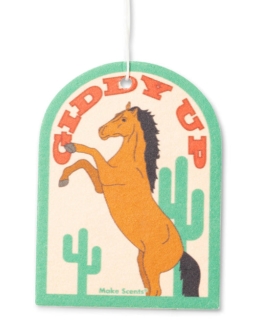 Giddy Air Freshener by Make Scents from Skip’s Western Outfitters | MKS-MSSNGL48-O/S-COCONUTTY