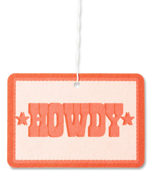 Howdy Air Freshener by Make Scents from Skip’s Western Outfitters | MKS-MSSNGL47-O/S-STRAWESOME