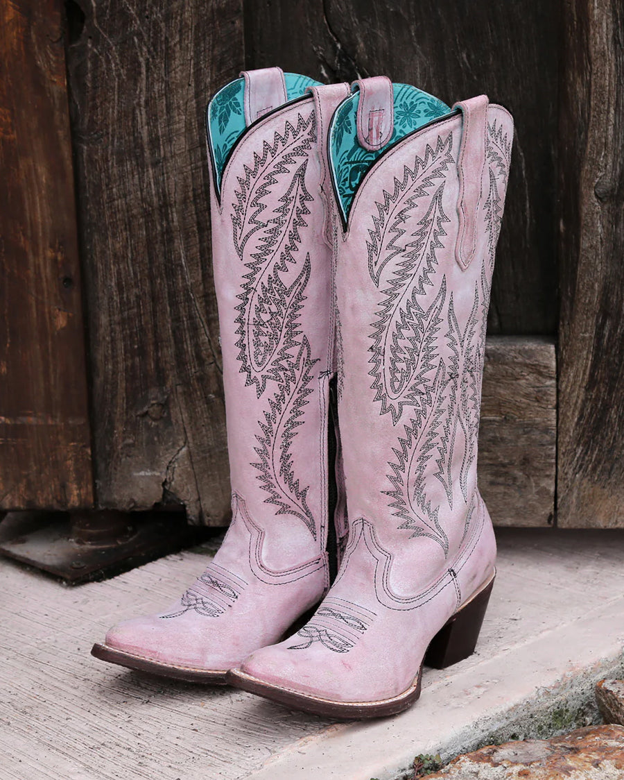 Pink Women's Corral Boots Corral Ladies Rose Pink Embroidery