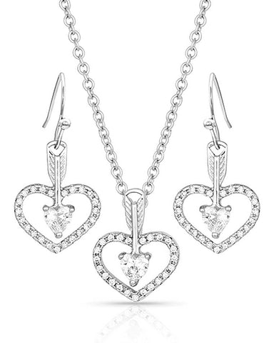 Women's Straight to the Heart Arrow Jewelry Set