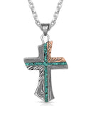 Inner Light Turquoise Cross Necklace