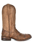 Men's Patchwork & Embroidery Western Boots