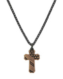 Faded Glory Cross Necklace
