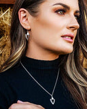 Women's Guided Purpose Crystal Arrowhead Earrings