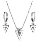 Women's Pointed Path Turquoise Jewelry Set
