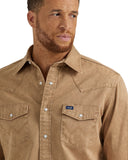 Men's Vintage Inspired Long Sleeve Twill Workshirt