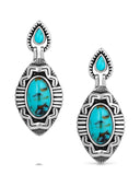 Women's Blue Mesa Turquoise Earrings