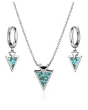 Women's Pointed Path Turquoise Jewelry Set