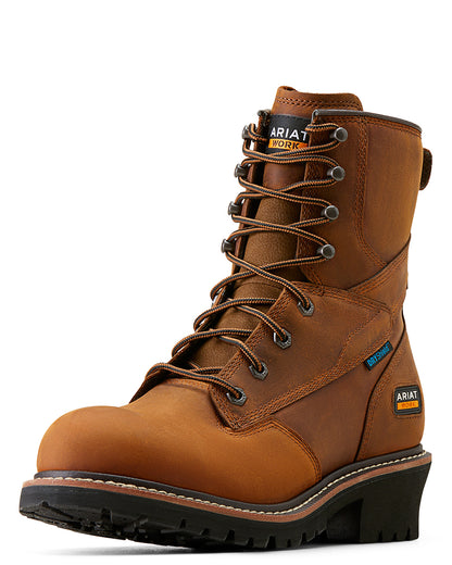 Men's Logger Shock Shield Waterproof Work Boots