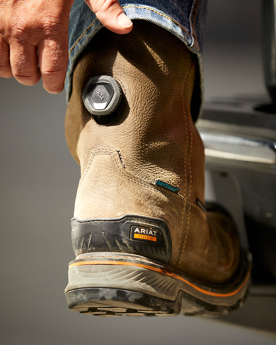 Men's Stump Jumper Pull-On BOA Waterproof Composite Toe Work Boots