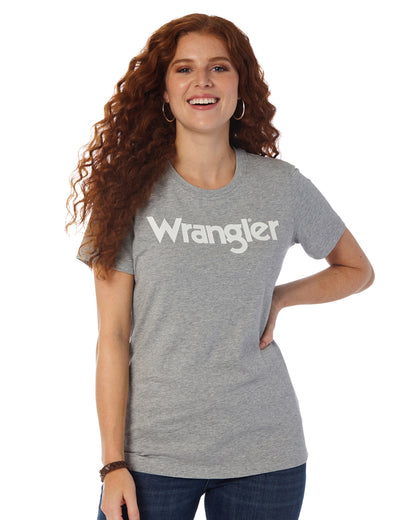 Women's Western Fashion Top by Wrangler from Skip’s Western Outfitters | WRA-LWK005H-S-GREY