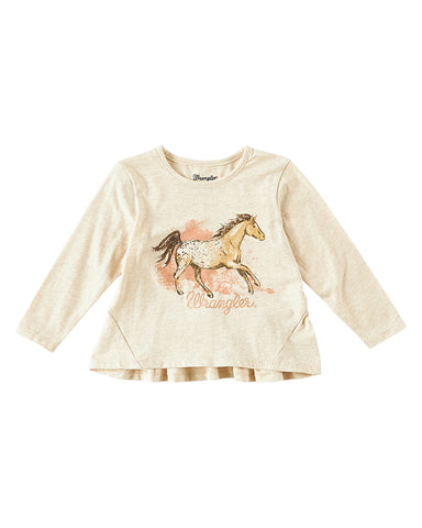 Baby Girls' Horse Run Shirt