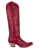 Women's Embroidery Tall Top Western Boots