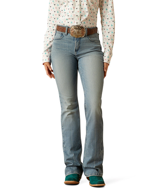 Women's High Rise Bessie Boot Cut Jeans by Ariat from Skip’s Western Outfitters | ARI-10048276-24-S